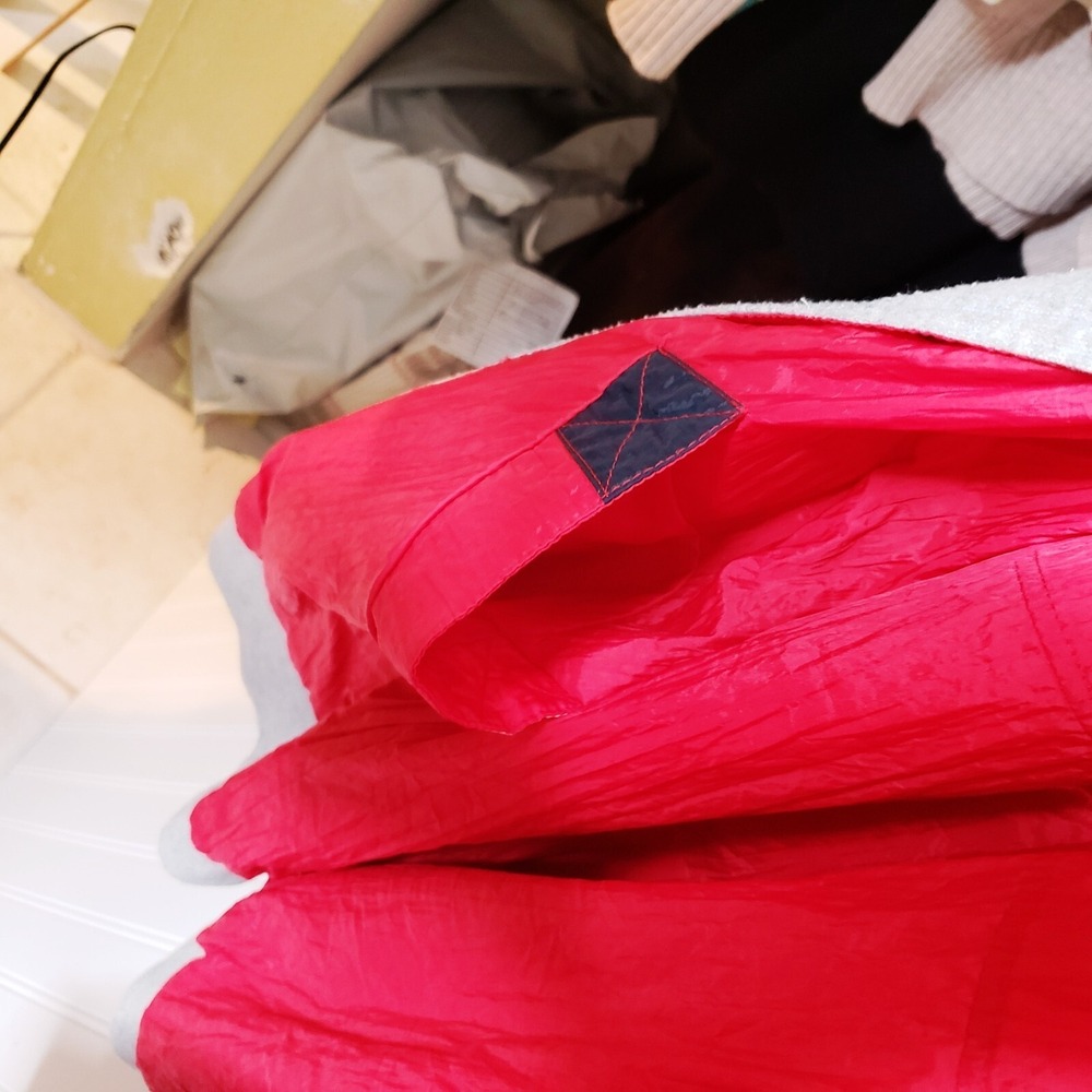 Vintage Current Scene Mens Zipper Gray & Red Sweat Jacket One Size Fits All (XL) - Picture 8 of 12